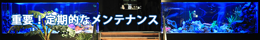 重要！定期的なメンテナンス